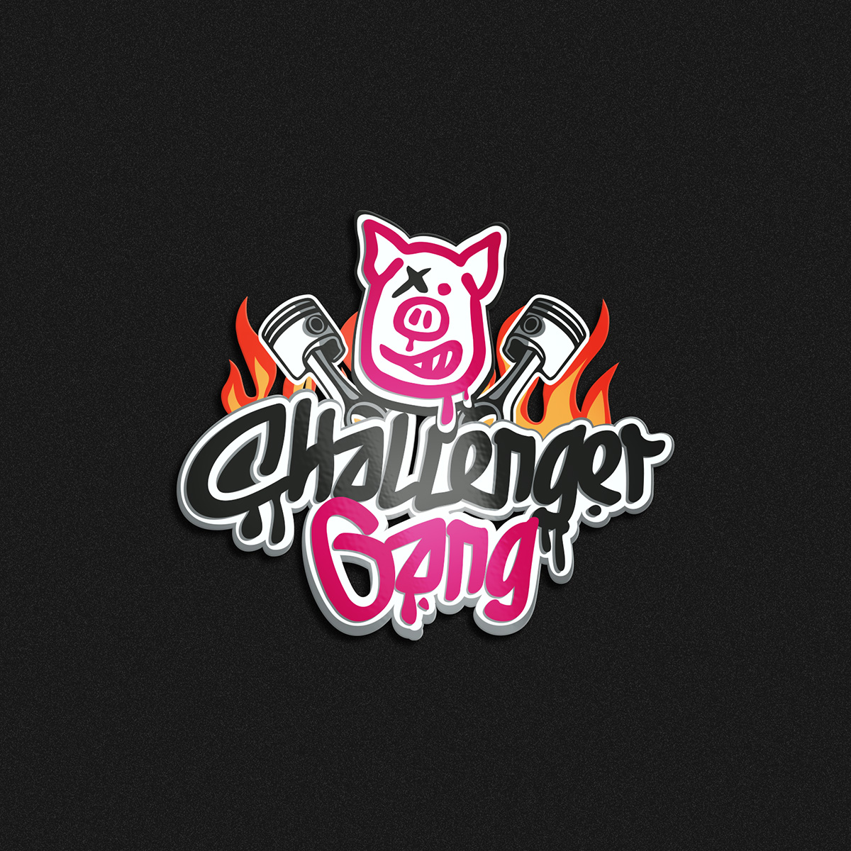 iCrea logo Challenger Gang